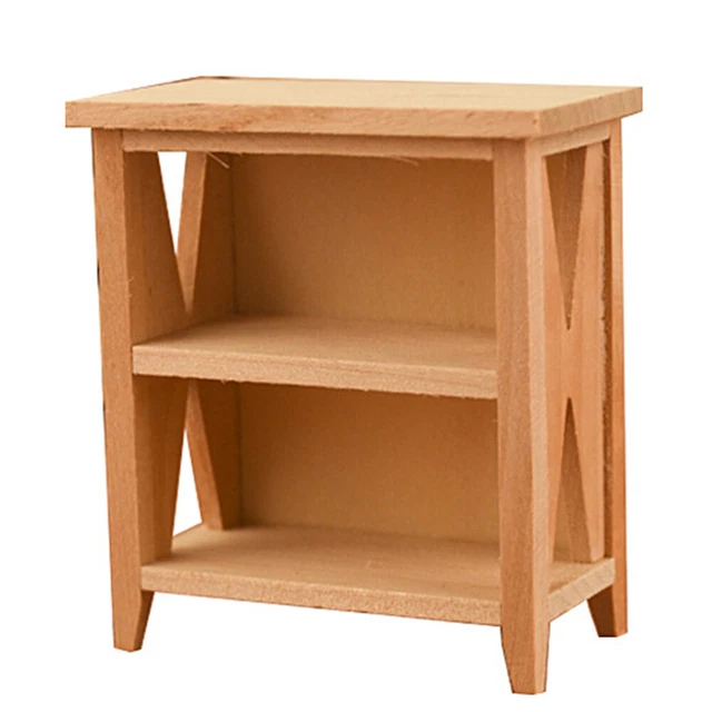 Modèle D'étagère Modèle De Casier De Maison De Poupée Meubles Miniatures En Bois