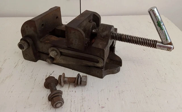 VTG Heavy Duty 3 1/2'' Jaw Angle Tilting Press Machinist Vice Toolmaking Milling