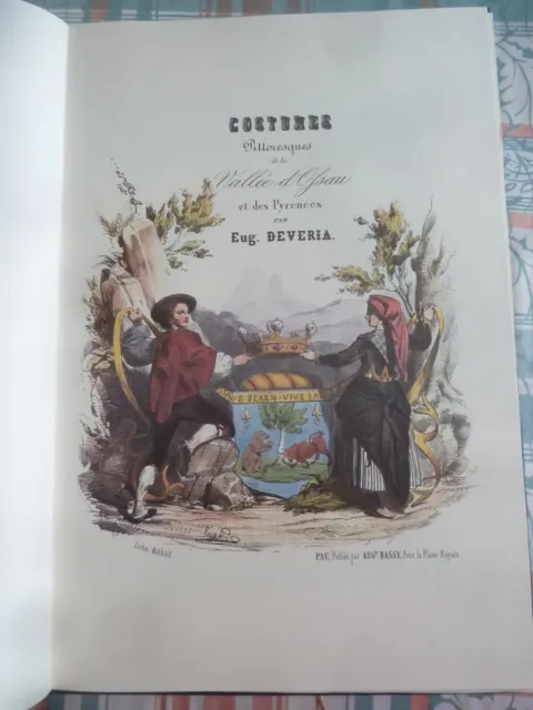 Costumes pittoresques de la vallée d'Ossau et des Pyrénées - Eugène Deveria 1980