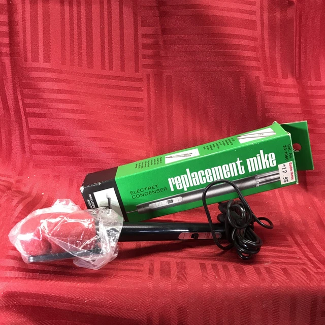 REALISTIC ELECTRET CONDENSER Replacement Mike Mic Microphone Cat No. 33