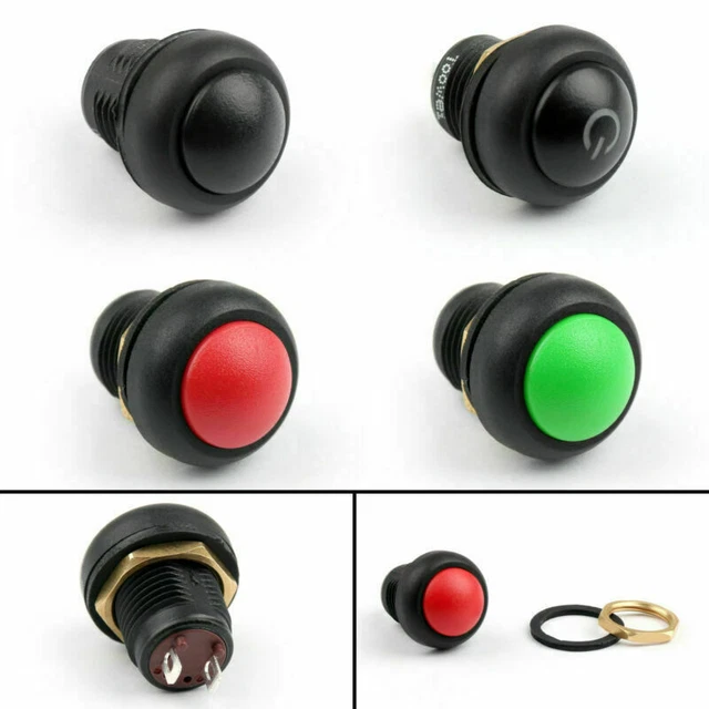 Imperméable IP67 12mm Push Bouton Interrupteur Self-Locking Niveau Toowei A