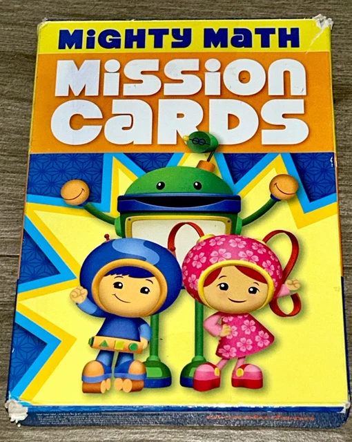 NICKELODEON TEAM UMIZOOMI Mighty Math Mission Flash Cards Guided Game ...