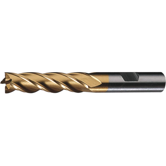CLEVELAND C33446 Sq. End Mill,Single End,HSS,7/16"