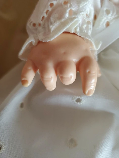 Marjorie Spangler Porcelain Baby Doll Lisa 1979 with Box Tag Baby Girl 5