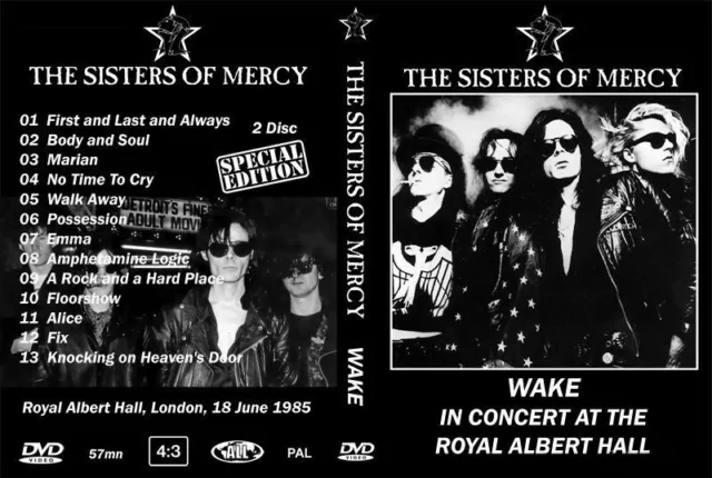 The Sisters Of Mercy - Live in London 1985 - Rare 2 Disc Special Edition CD/DVD