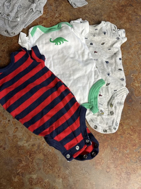 13 Piece Baby BOY CLOTHES LOT!! All Newborn Size Carters 2