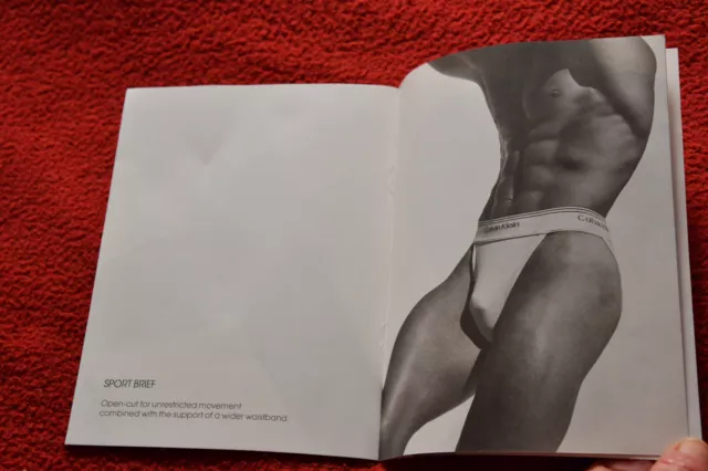 Rare Vintage 1990s Calvin Klein Athletic Underwear for Men Brochure CK Underwear