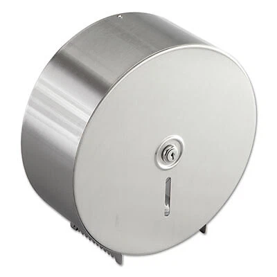 Bobrick Jumbo Toilet Tissue Dispenser, 10.66 x 4.5 x 10.63, Silver B-2890