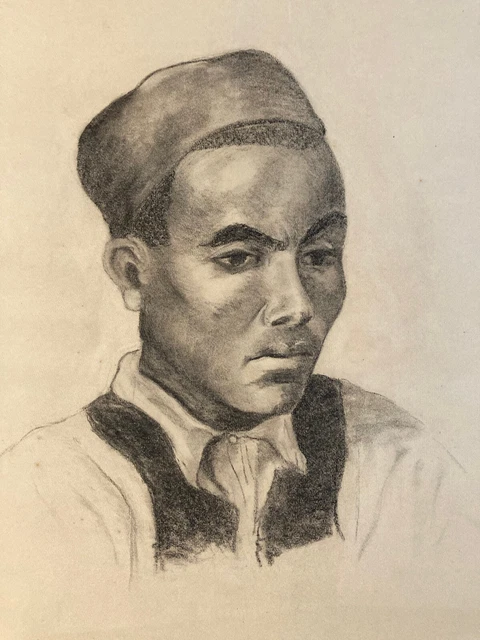 Portrait d'une Jeune Femme d'Epoque Louis XVI Huile/Carton d