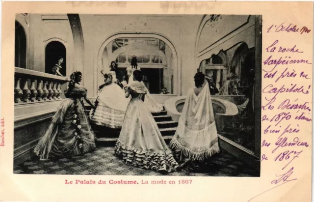 CPA PARIS EXPO 1900 - Le Palais du Costume. La Mode en 1867 (308560)