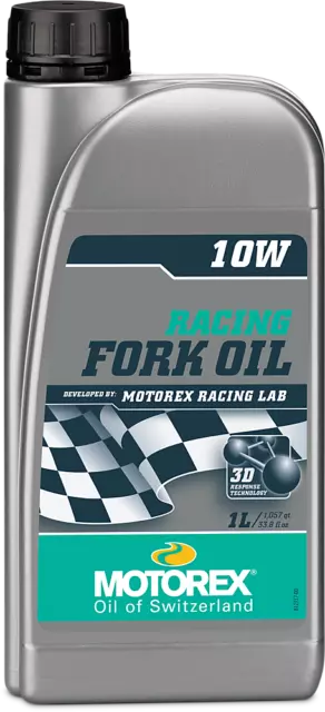 Motorex Racing Fork Oil 10W 1L —AUS STOCK— 10wt 1 Litre Suspension Fluid Bike