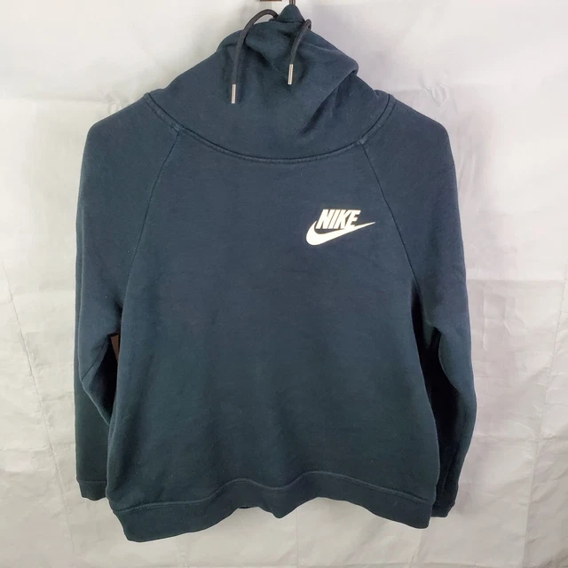 Nike Sportswear Rally Funnel Neck Hoodie Sweatshirt Black 883021-010 Women's M Nike Sportswear Rally Funnel Neck Hoodie Sweatshirt Black 883021-010 Women's M