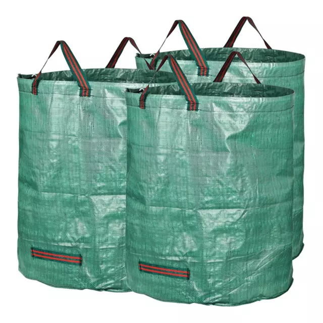 4x Gartensack Laubsack Gartenabfallsack Gartentasche Grünschnitt Sack 272L-500L