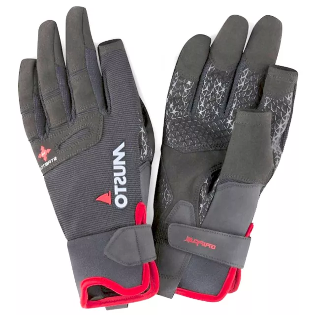 Musto, Segelhandschuh Performance Glove L/F Lang, Schwarz