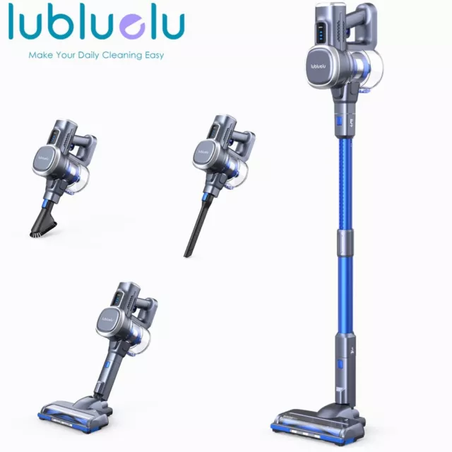 Lubluelu Self-Standing Cordless Stick Vacuum Powerful Bagless
