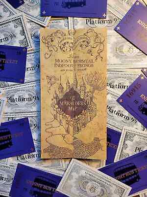Harry Potter Carte du maraudeur, Billet de train du Poudlard Express