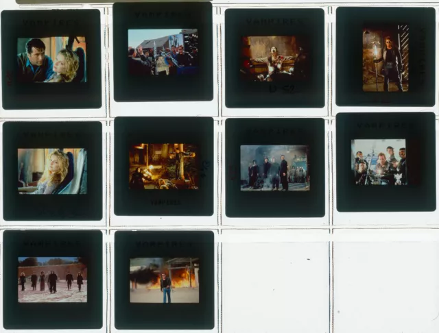 Lot 10 ektas slides originals Vampires John Carpenter James Woods