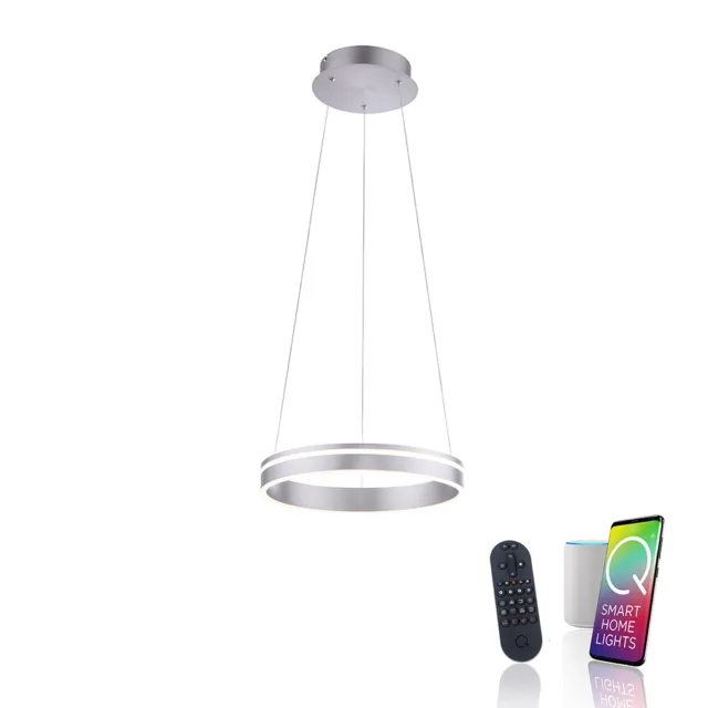 LED Pendelleuchte Smart Home dimmbar Ø 40cm Ring Hängeleuchte Küche Esszimmer