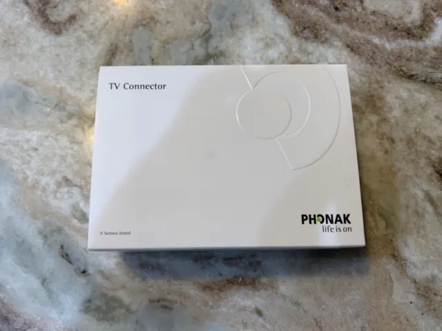 Conector de TV accesorio inalámbrico digital Phonak V2 con todos los cables