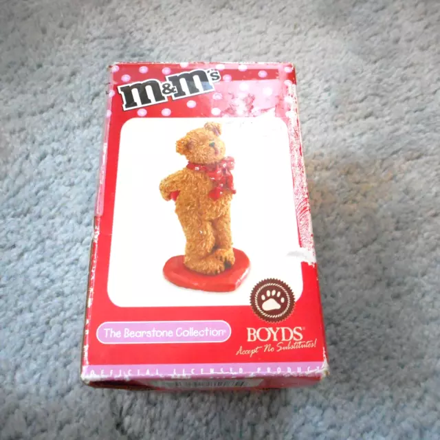 Boyds Bear Gimme Some Sugar  M&M's With Box 2007