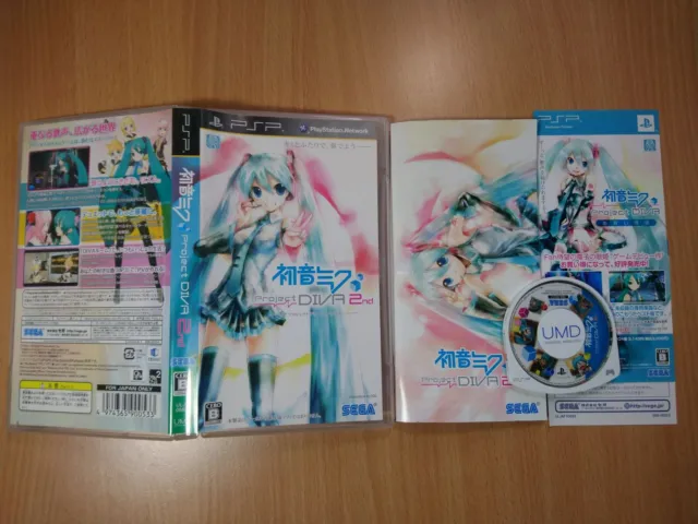 PSP Hatsune Miku: Project Diva 2nd (Japan Ver.) SONY PLAYSTATION PORTABLE