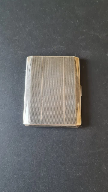 ANCIENNE BOITE A cigarette 1931 en argent massif silver poinçonnée + orfèvre EUR 90,00 - PicClick FR