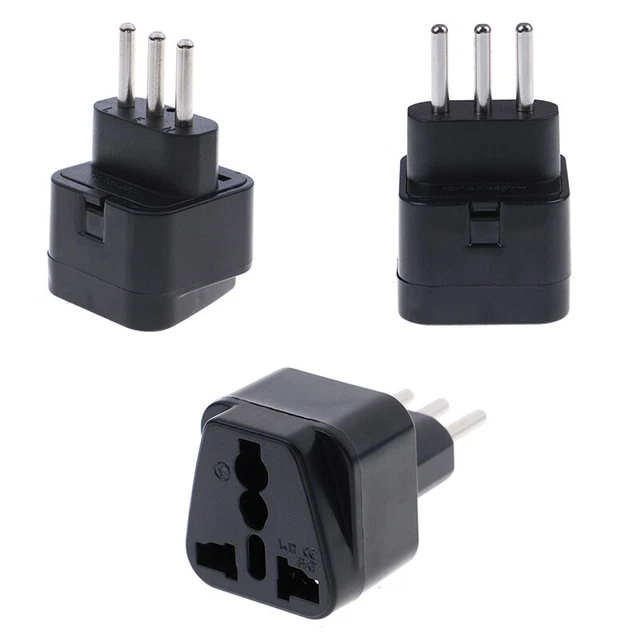 Universal UK/US/EU/AU to italy 3pin travel plug converter plug adapter  F JRFFAU