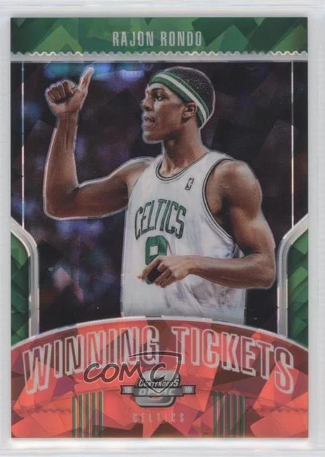 2018 Panini Contenders Optic Winning Tickets Prizms Red Cracked Ice Rajon Rondo