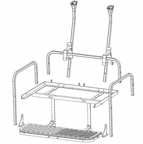 CLUB CAR PRECEDENT GTW Mach3 Rear Flip Seat Upgrade from the Madjax