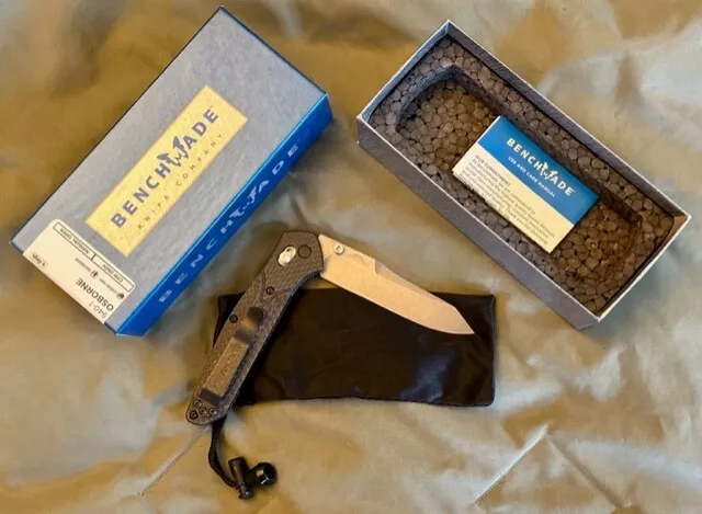 BENCHMADE Osborne 940-1 Knife CPM-S90V Steel & Black Carbon Fiber