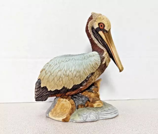 Lefton Brown Pelican Vintage Hand Painted Figurine