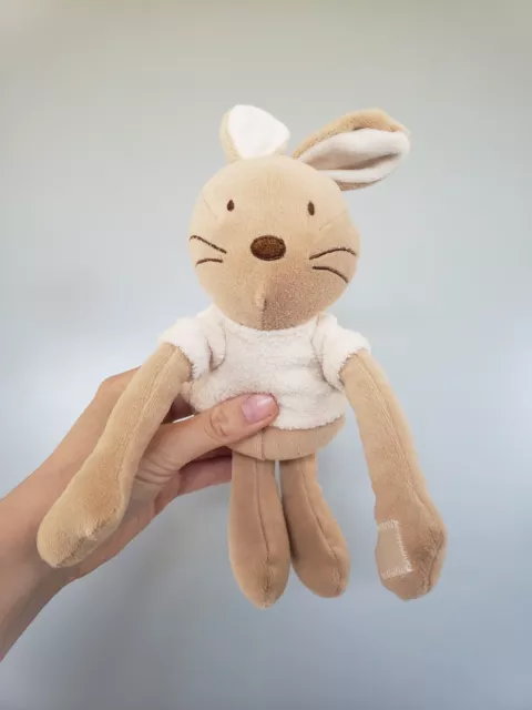 Bruin Bunny Rabbit 8" Soft Toy Plush Comforter Riptape Hands Excellent