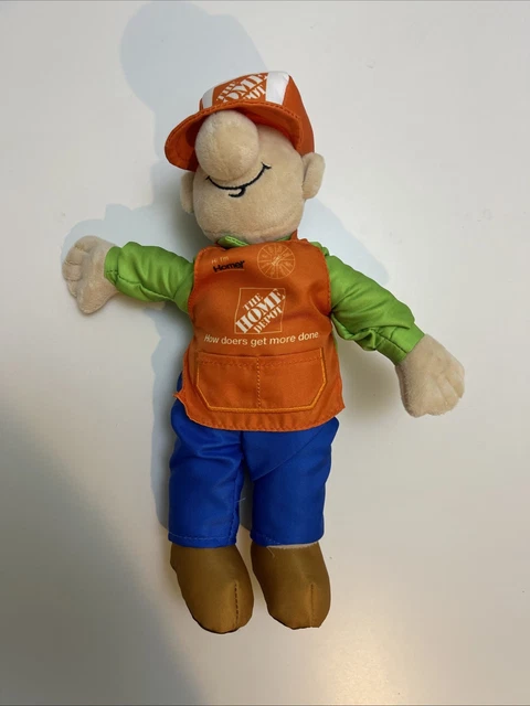 ヴィンテージ The   ホームデポ プラッシュ人形 VINTAGE HOME DEPOT Homer D Poe 15” Plush Doll $40.00 - PicClick CA