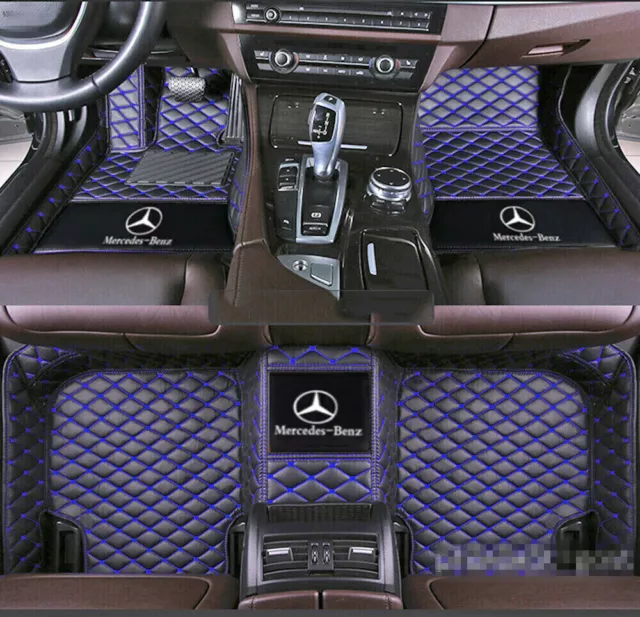 Alfombrillas de coche a medida para Mercedes-Benz Clase A-B-C alfombrillas de coche alfombrillas de lujo