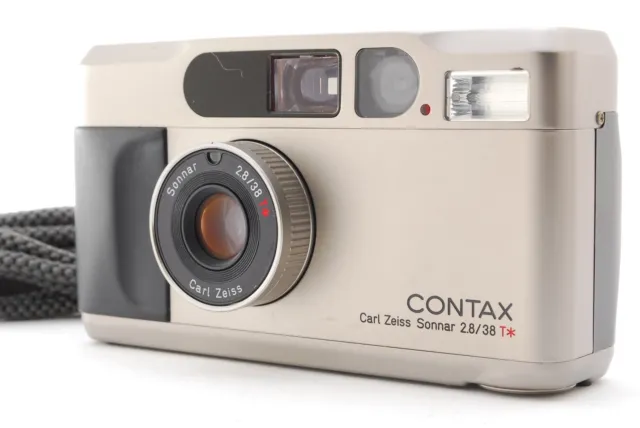 [Near MINT in Box] Contax T2 Titan Silver Point & Shoot Film Camera From JAPAN 3