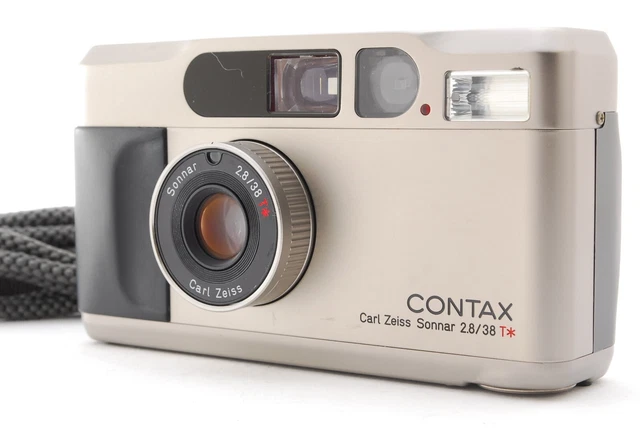 [Near MINT in Box] Contax T2 Titan Silver Point & Shoot Film Camera From JAPAN 3