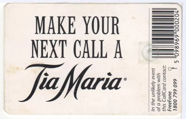 Ireland Phone Card - Tia Maria 2