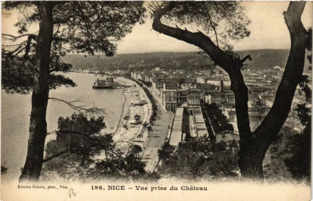 CPA AK NICE - View taken from the Chateau (513727)