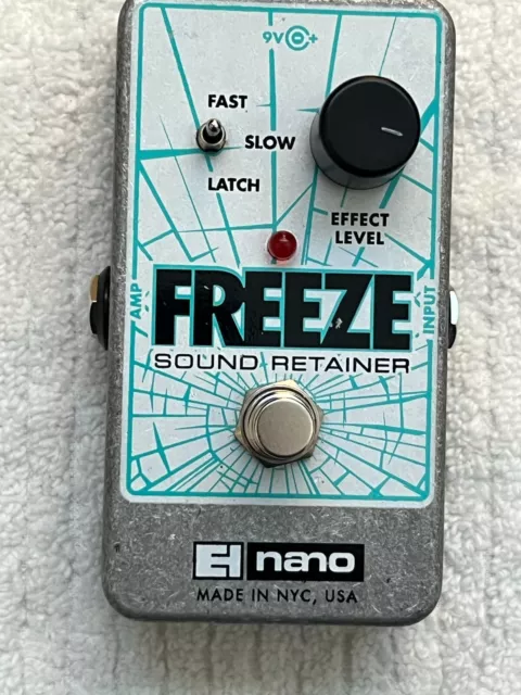 Used EHX Electro-Harmonix Freeze Sustain Guitar Effect Pedal Used EHX Electro-Harmonix Freeze Sustain Guitar Effect Pedal