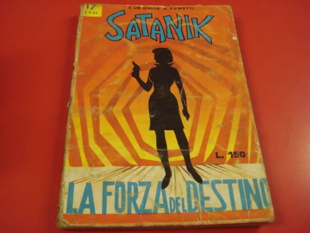 Satanik Nr 17 1965 La Forza Del Destino Ed Corno Originale Sufficiente