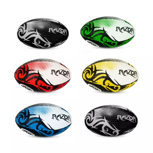 Optimum Razor Rugby Ball Training Kids Adult Sizes 3 4 5 All Colours