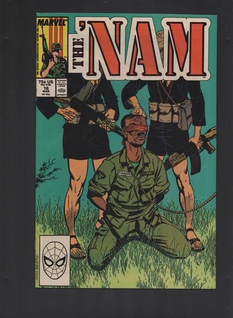 Marvel Comics The 'Nam March 1988 VOL# 1 NO# 16 Comic Book Comicbook