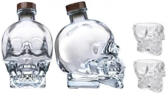 Crystal Head Vodka Classica Con 2 Bicchieri 70 Cl