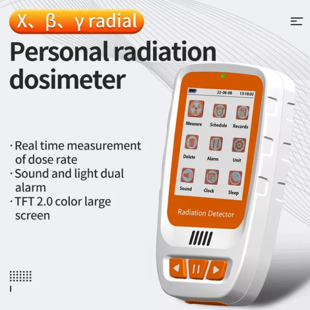 Geiger Counter Nuclear Radiation Detector Personal Dosimeter X-ray β γ Detector