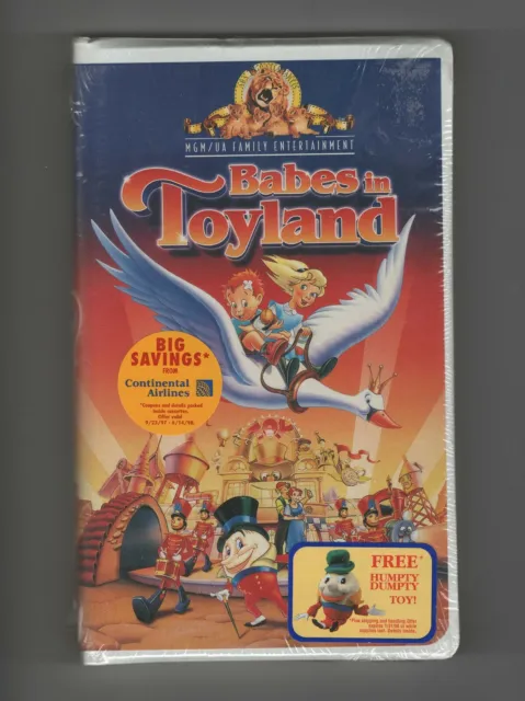 SEALED-BABES IN TOYLAND 1997 Animated Christmas Movie VHS Video Tape $  - PicClick