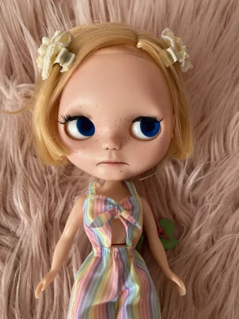 Super Cute Kawaii Ooak Basaak Doll Custom Blythe Interest 3