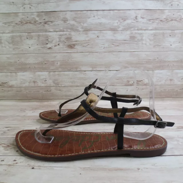 Sam Edelman Sandals Womens 8 Gigi Brown Thong Sandal Comfort Casual Ladies