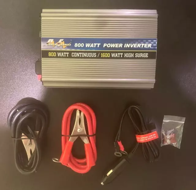 800 Watt Power Inverter / 1600 Watt High Surge - DC 12V to AC 110V-120V New