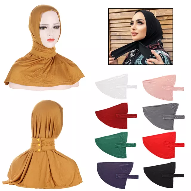 Donna Turbante Capelli Testa Hijab Cappello Mussulmano Scialle  Elasticizzato ☽