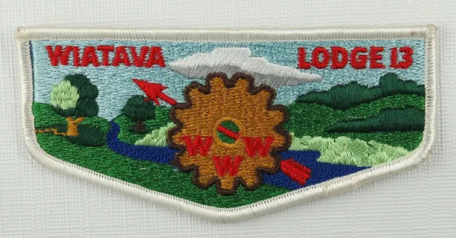 Wiatava Lodge 13 Flap OA Orange County Council WHT Bdr. [OAX1120]